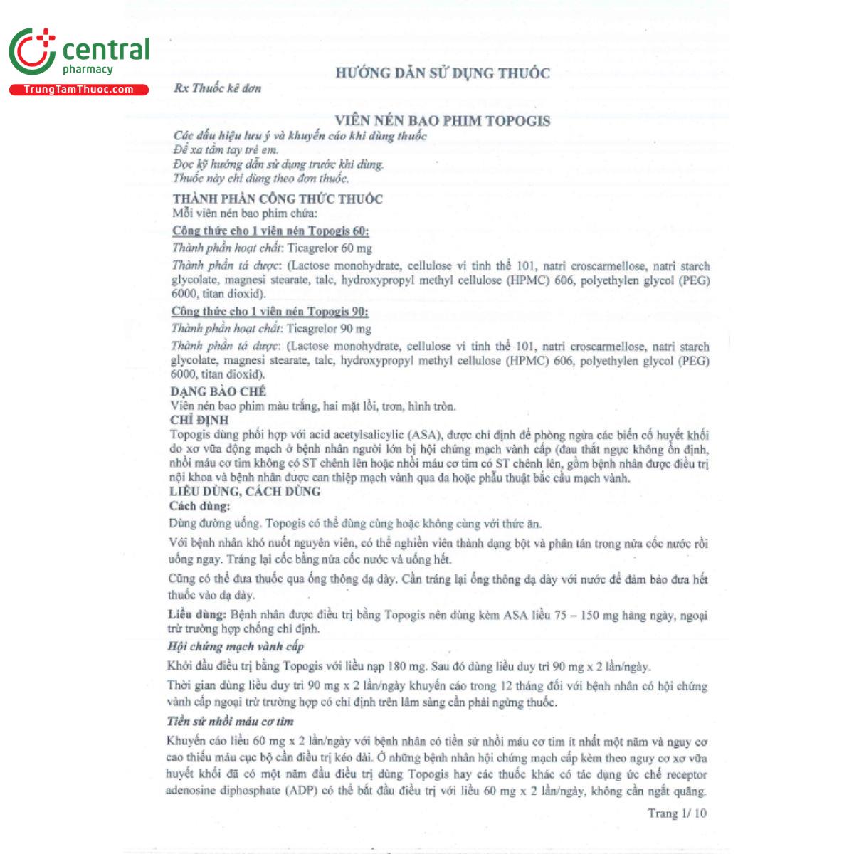 topogis 60mg 3 O5114