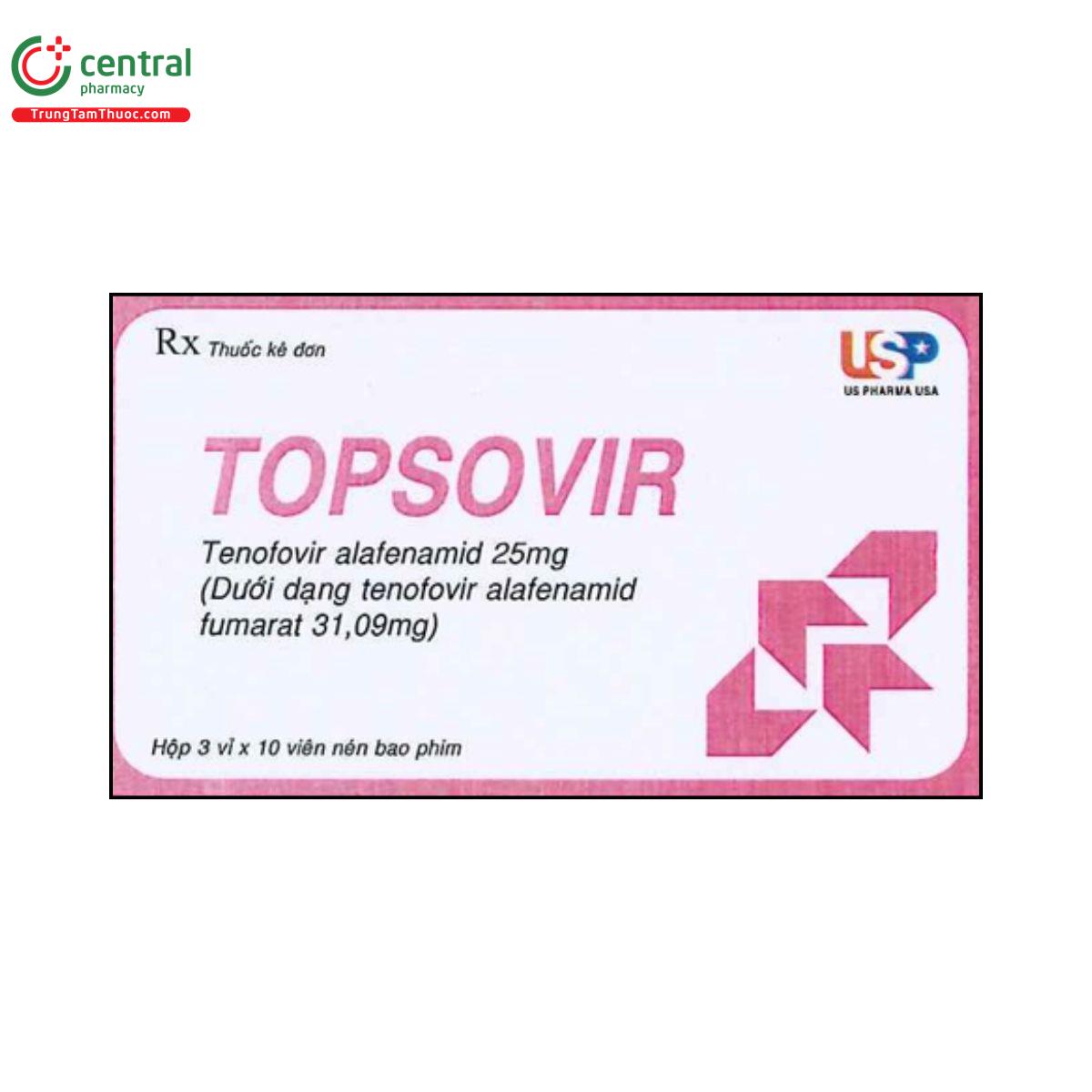 topsovir 25mg 1 T8347