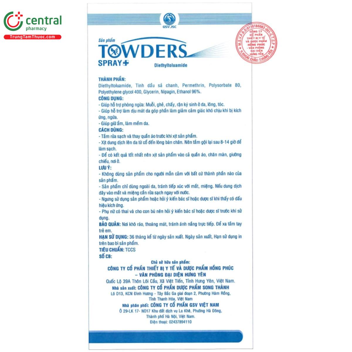 towders spray 100ml 5 U8678