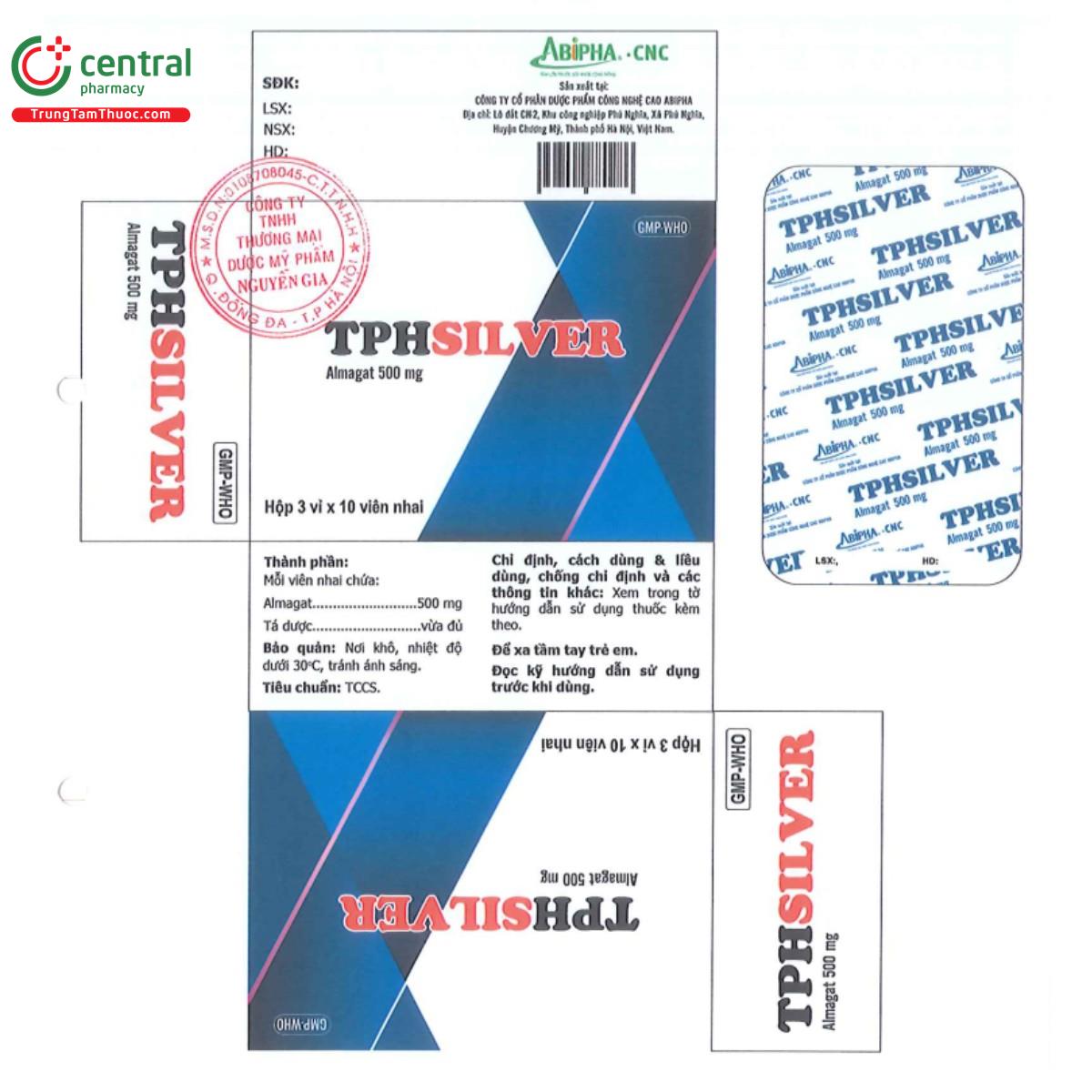 tphsilver 500mg 4 M4786 tphsilver 500mg 4 M4786