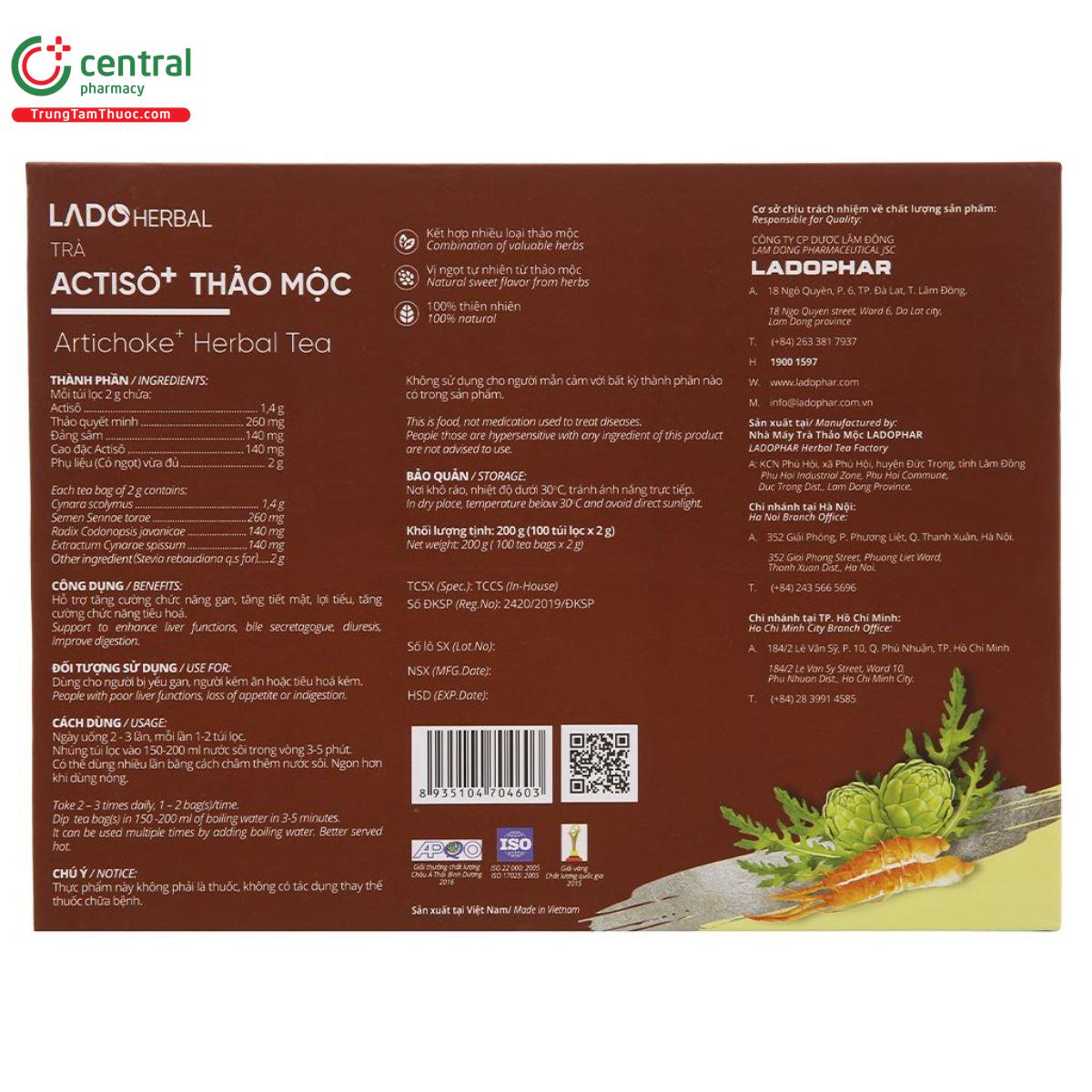 tra actiso thao moc ladoherbal 5 S7501
