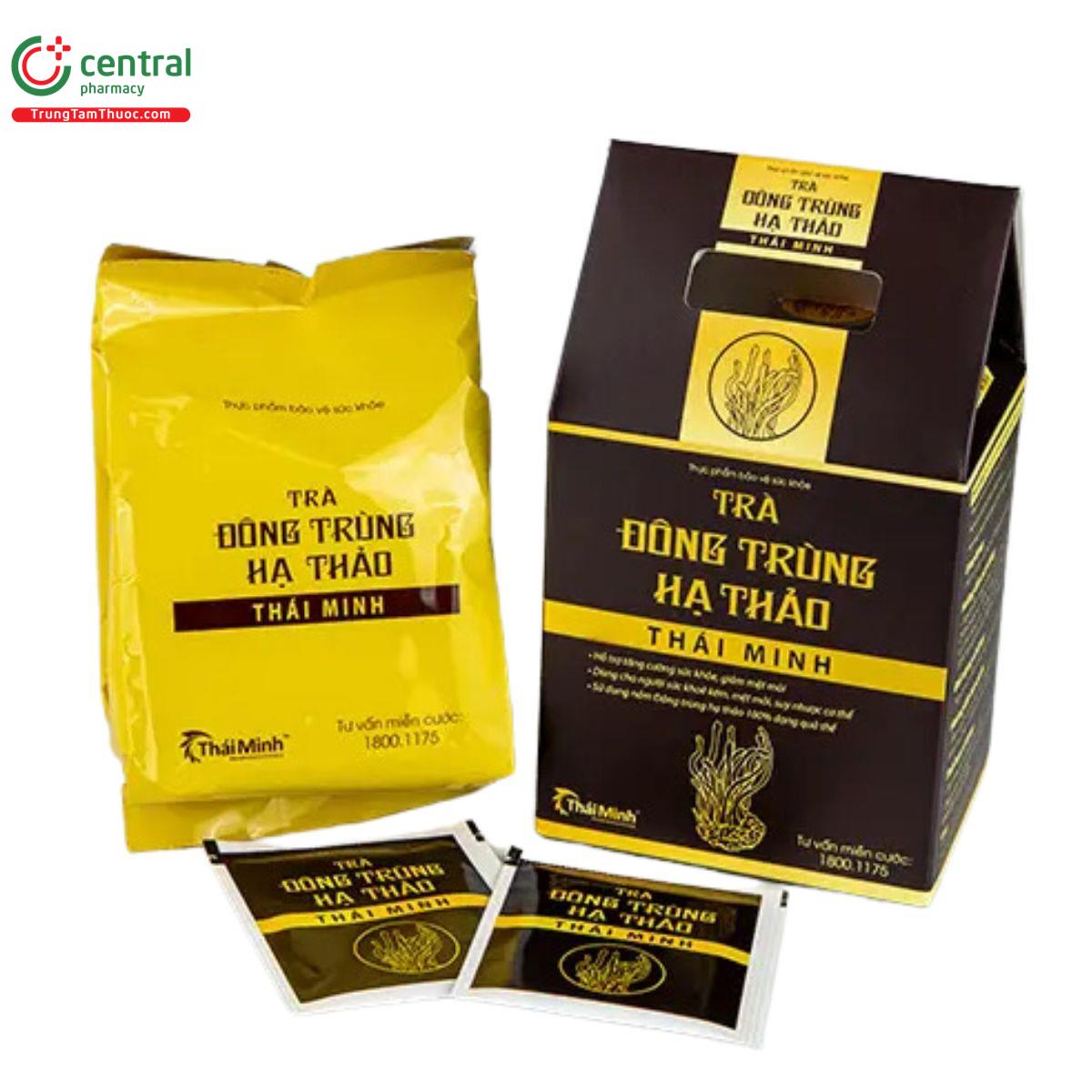 TRÀ ĐÔNG TRÙNG HẠ THẢO THÁI MINH HỖ TRỢ TĂNG CƯỜNG SỨC KHỎE TOÀN DIỆN