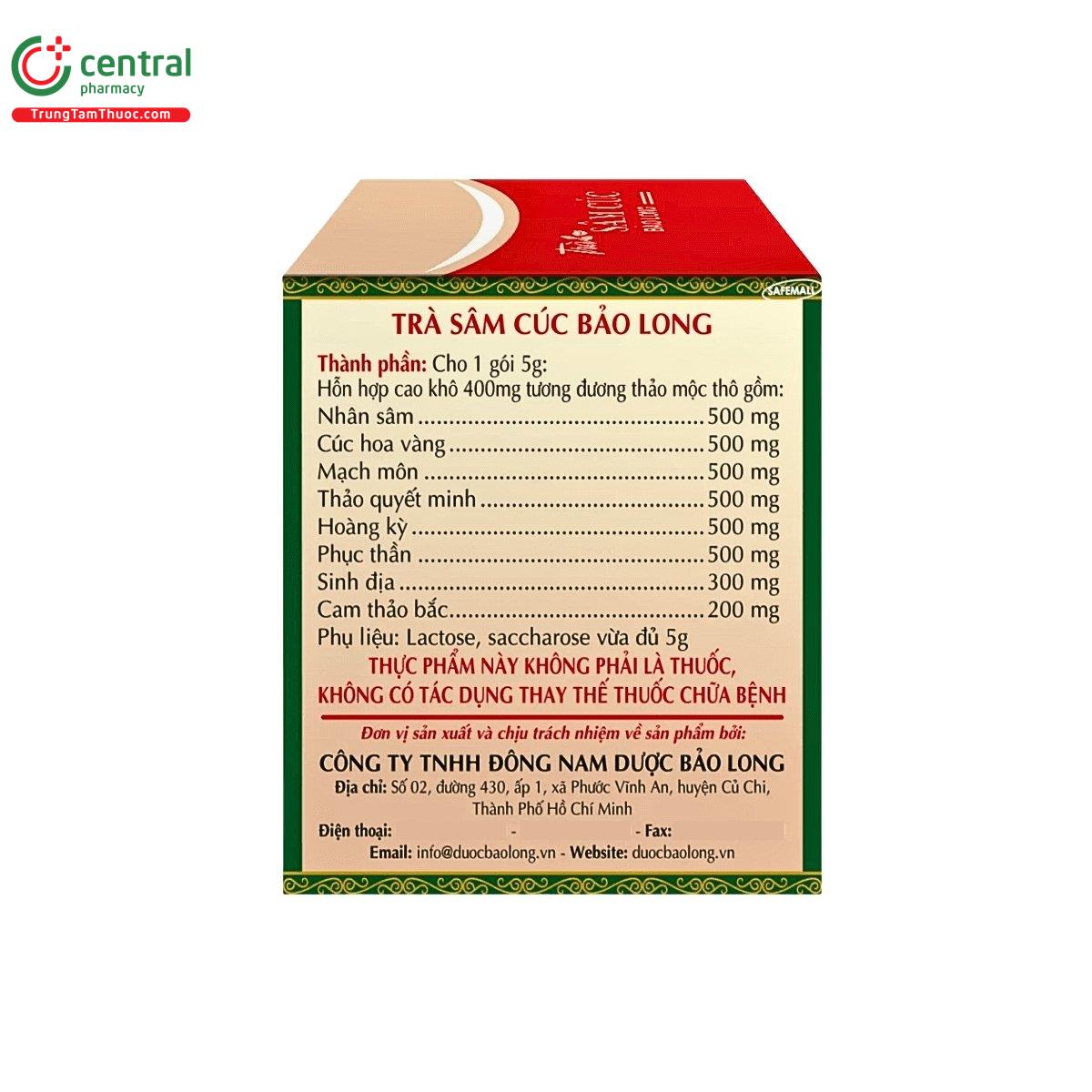 tra sam cuc bao long 5 F2505 tra sam cuc bao long 5 F2505