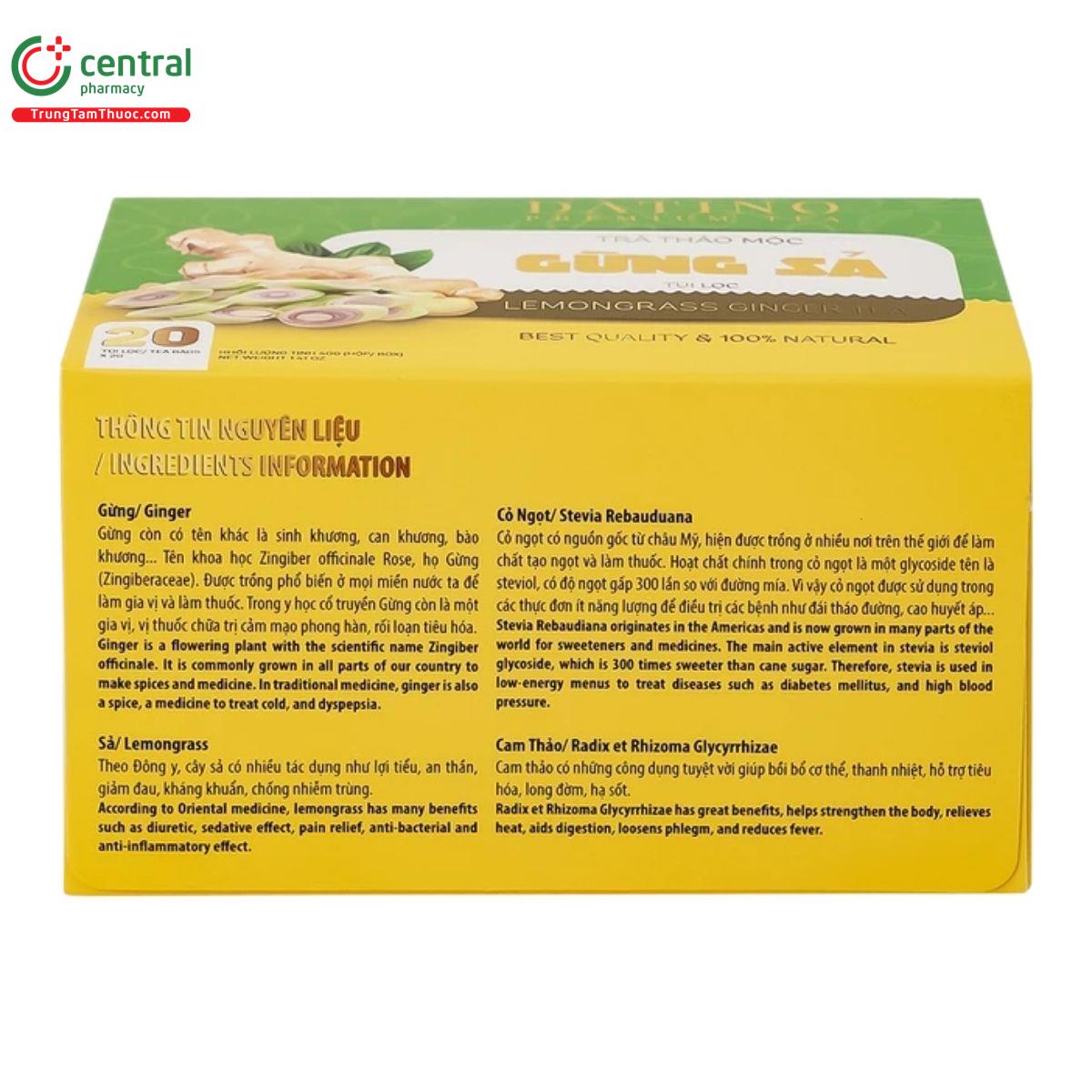 tra thao moc gung sa datino premium tea 3 G2881