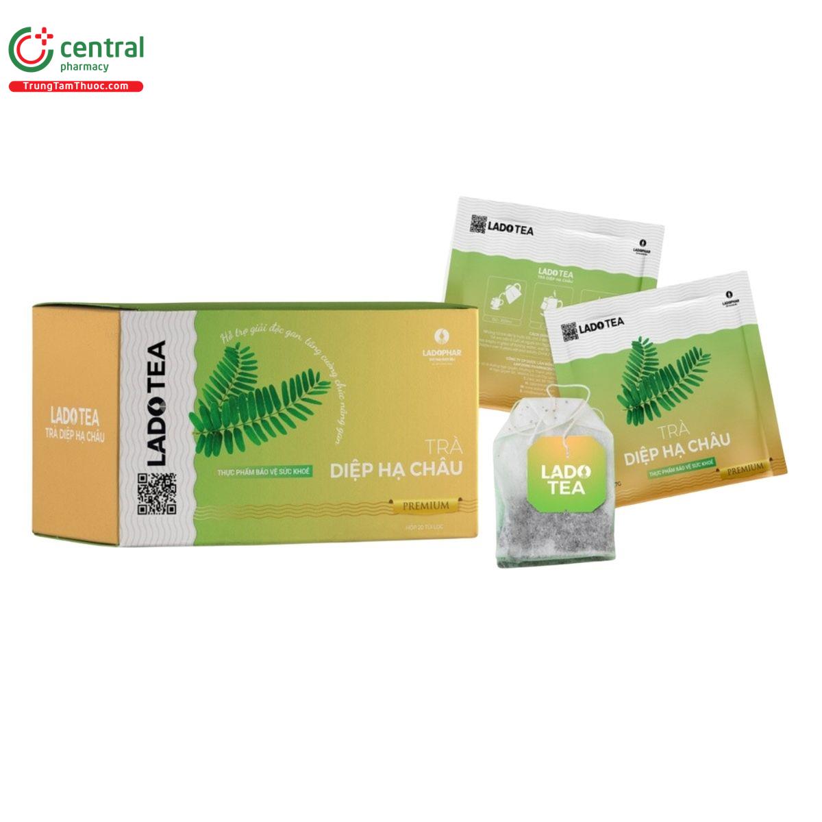 Lado Tea Trà túi lọc Diệp Hạ Châu Lado Tea: Giải độc, tăng cường chức năng gan