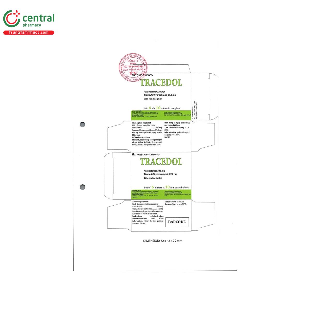 tracedol 2 U8075 tracedol 2 U8075