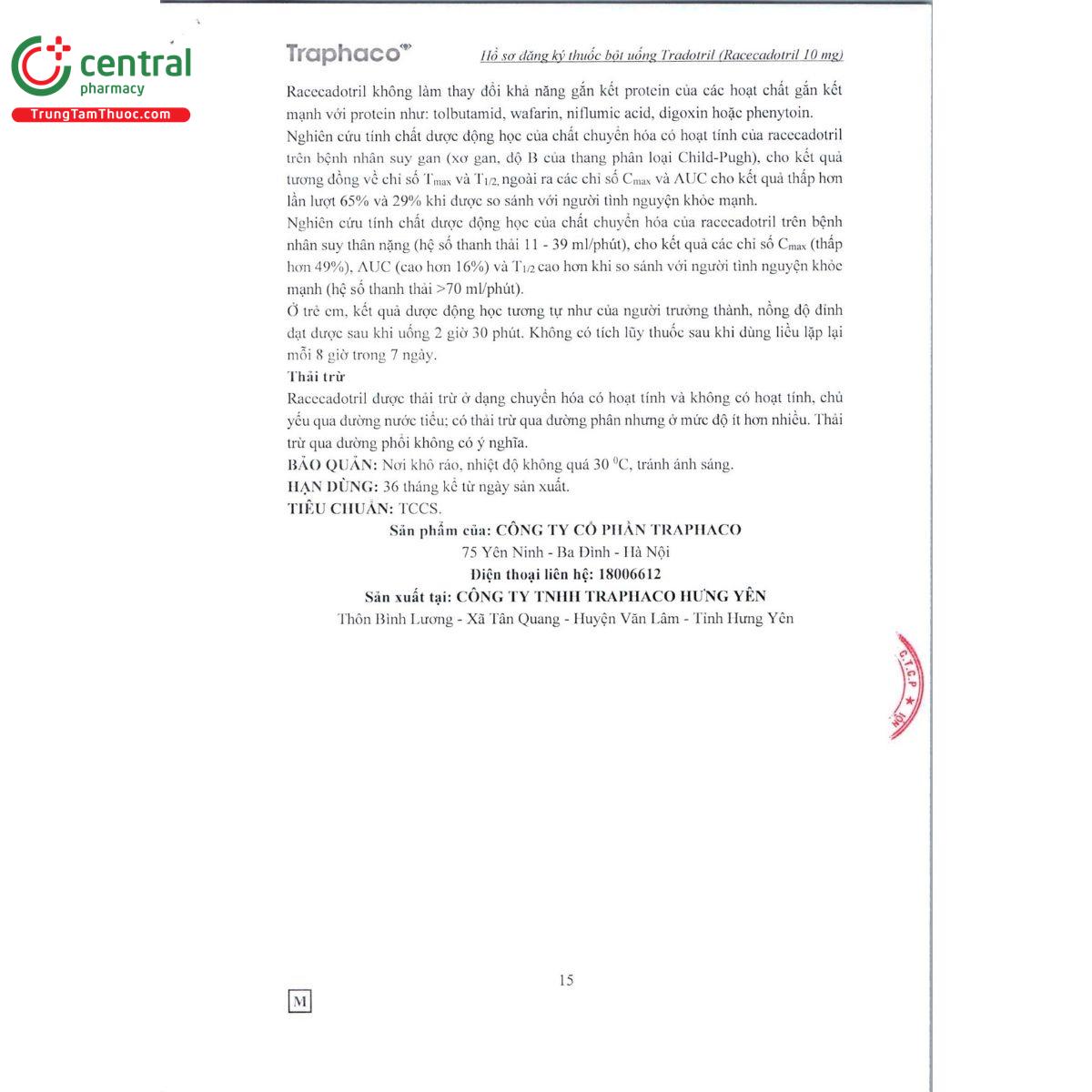 tradotril 10mg C0157