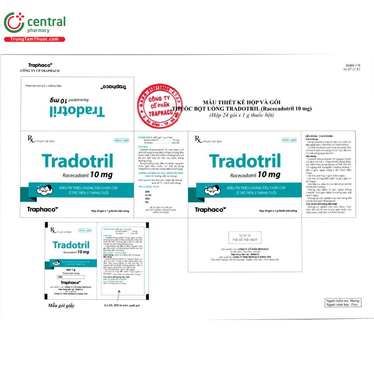 tradotril 10mg 3 T7885
