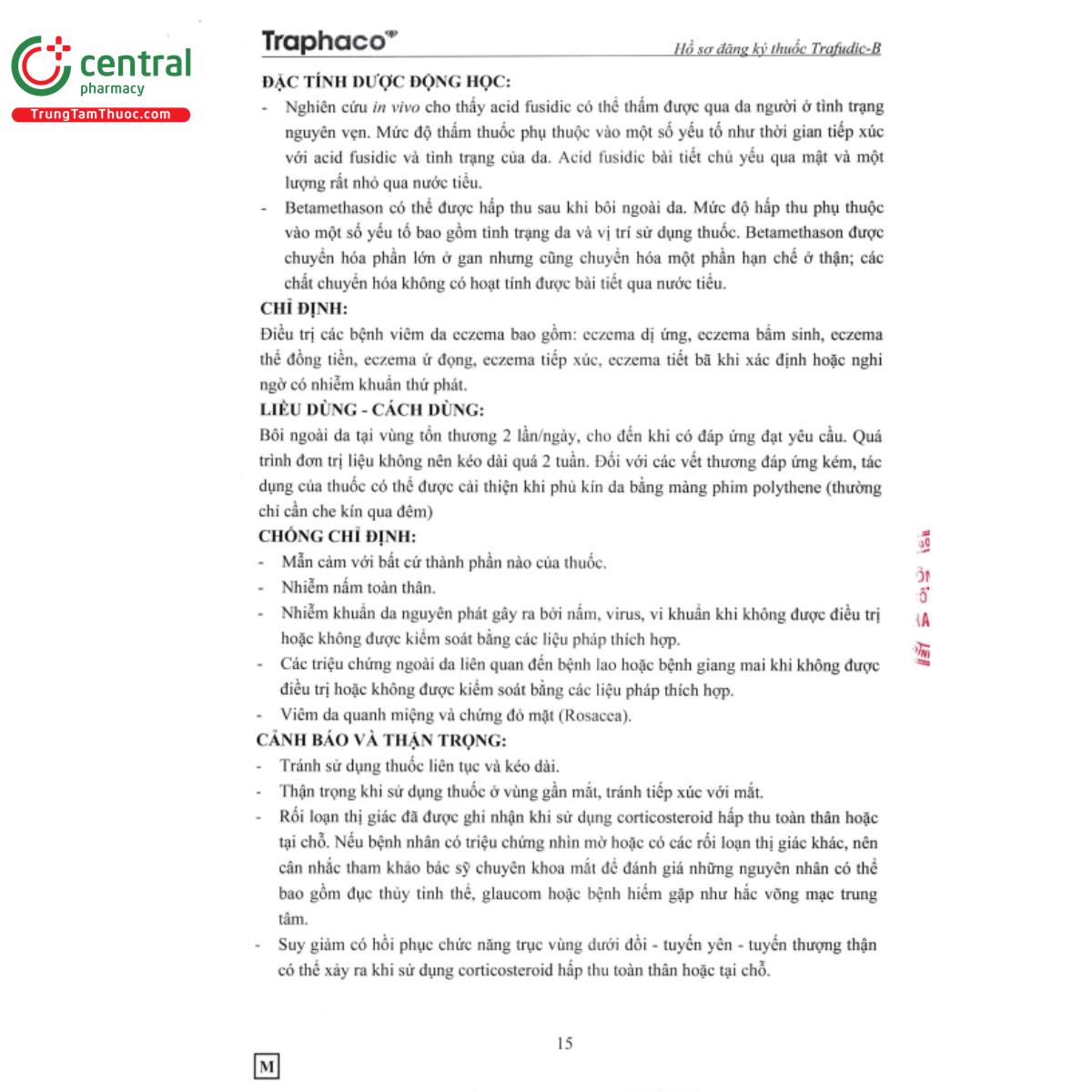 trafudic b 15g 6 B0030