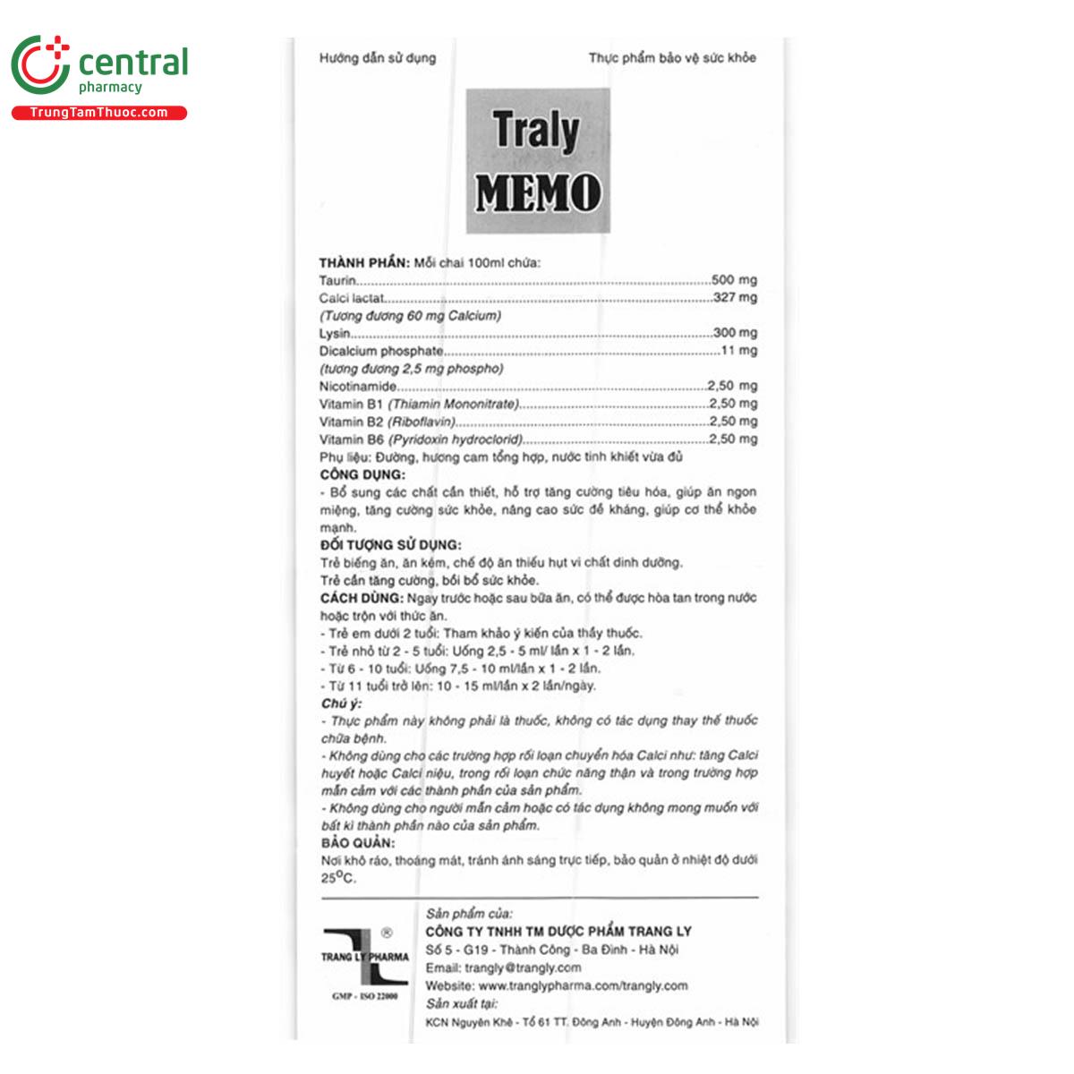 traly memo 6 S7572