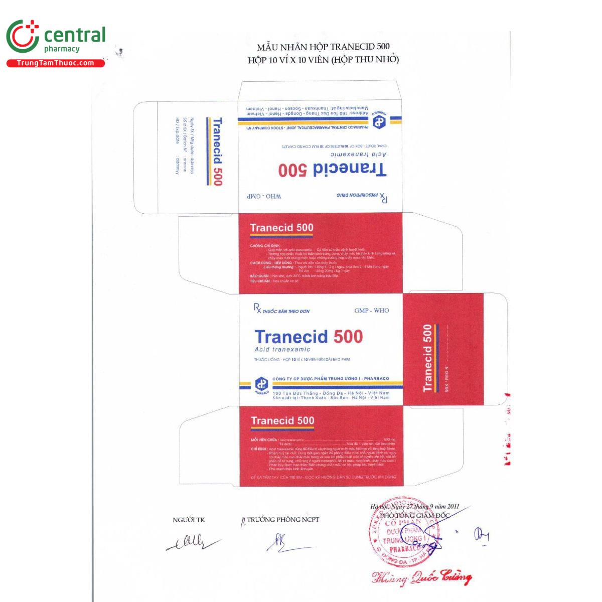 tranecid 500 4 V8681 tranecid 500 4 V8681