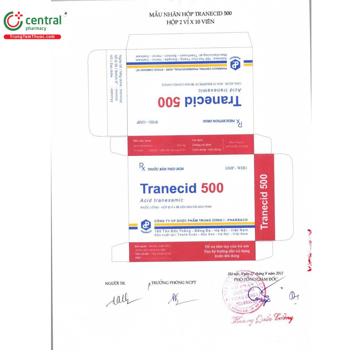 tranecid 500 5 F2337 tranecid 500 5 F2337