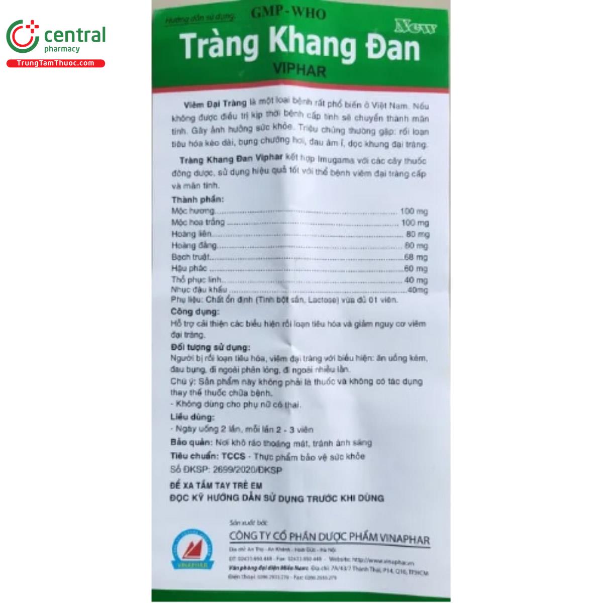 Tràng Khang Đan New Viphar