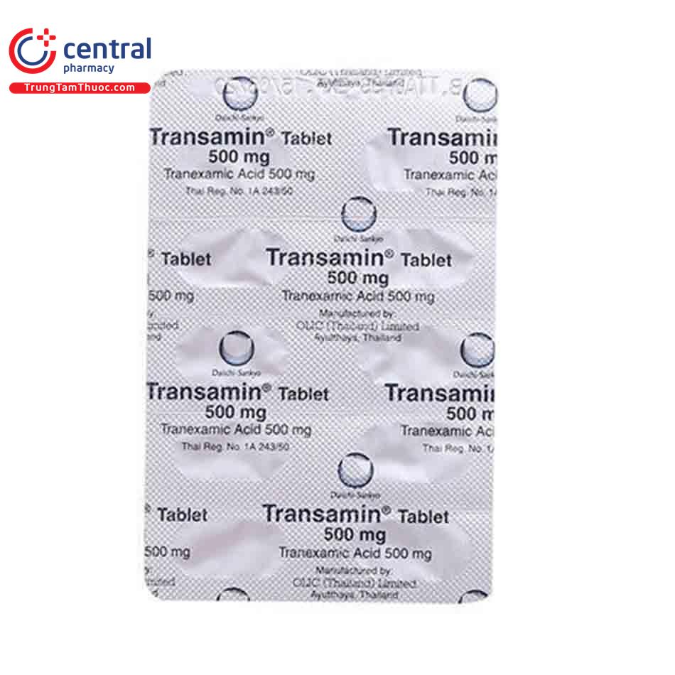 transamin tab 500mg 7 N5288