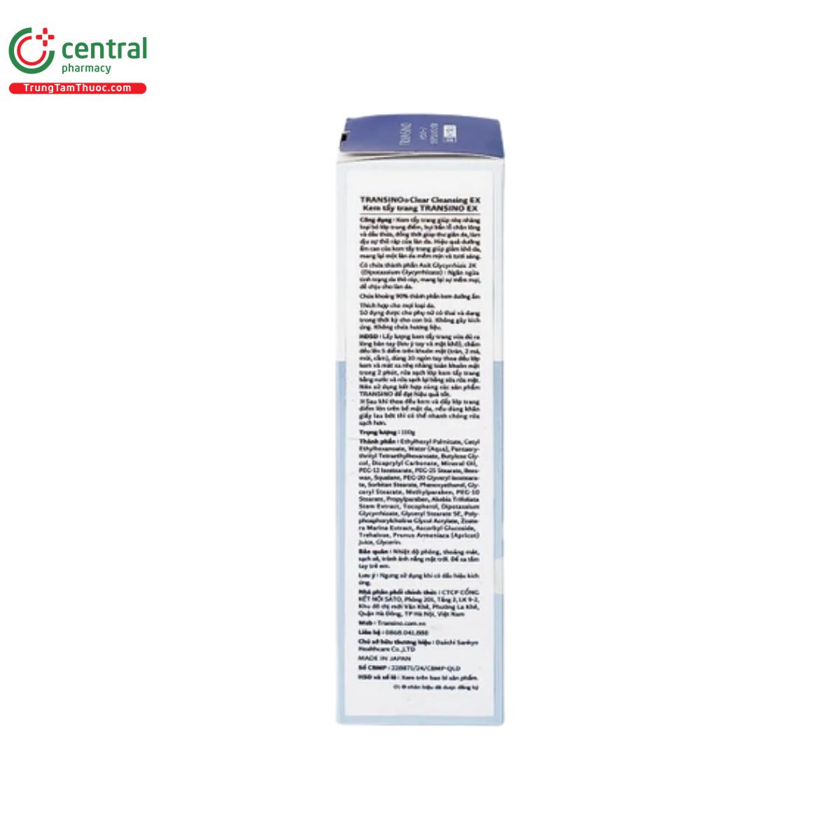 transino clear cleansing ex 9 D1512 transino clear cleansing ex 9 D1512