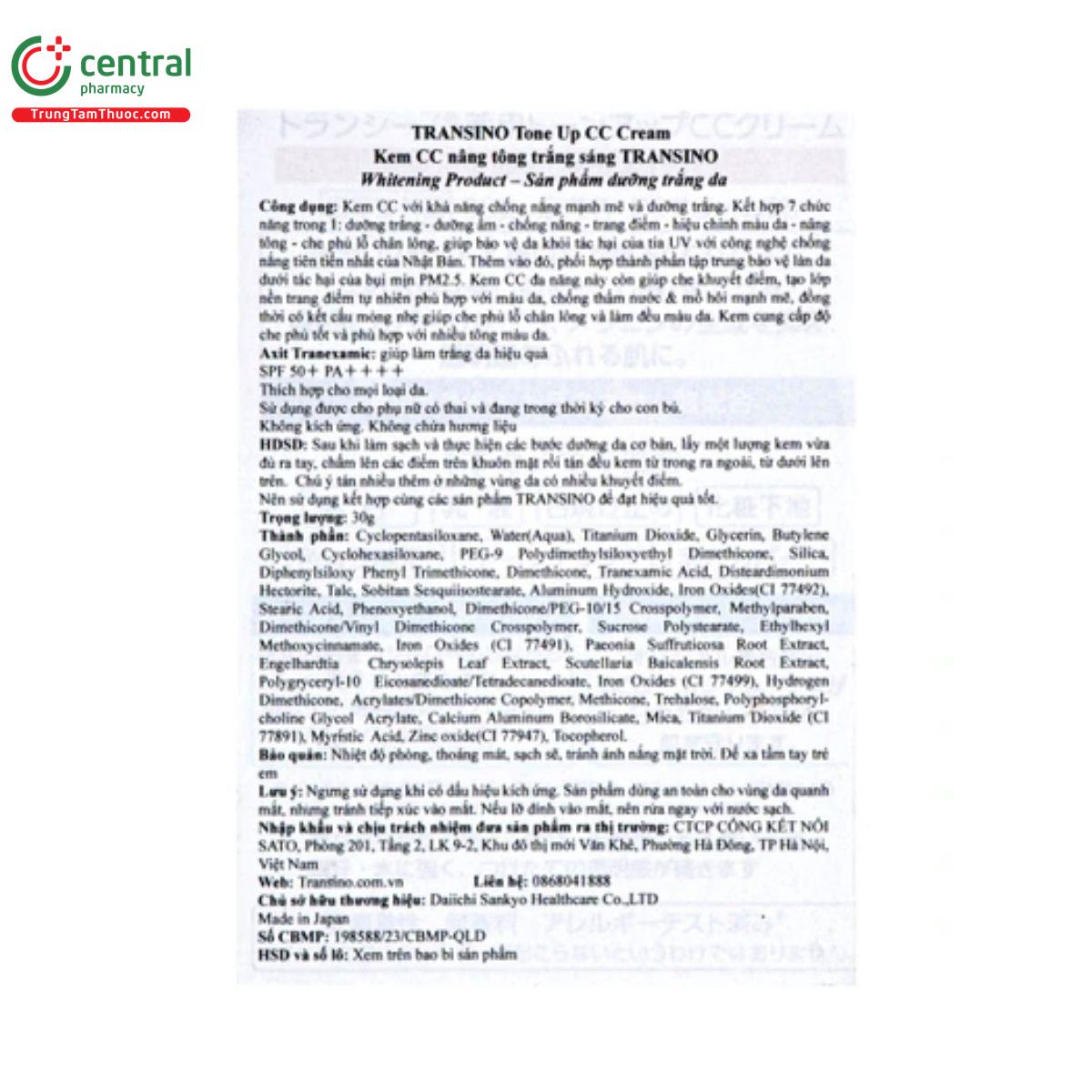 transino tone up cc cream 8 G2674 transino tone up cc cream 8 G2674