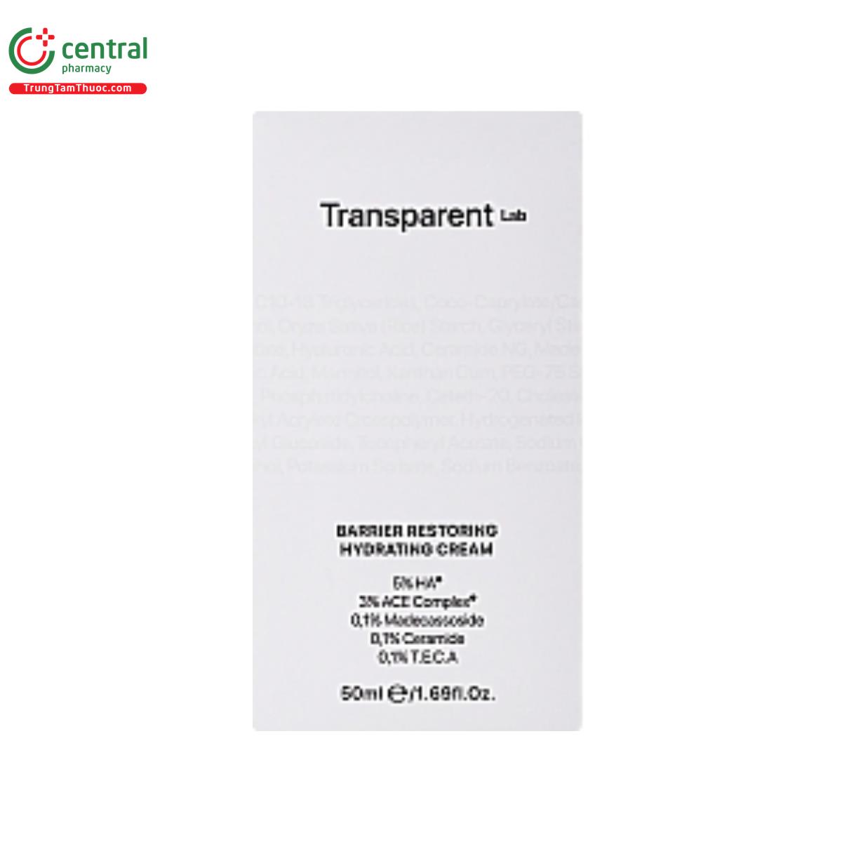 transparent lab barrier restoring hydrating creaml 50ml 2 I3815 transparent lab barrier restoring hydrating creaml 50ml 2 I3815