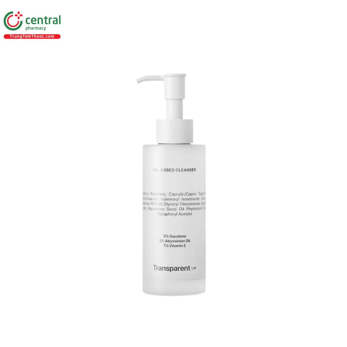 transparent lab oil based cleanser 2 N5638