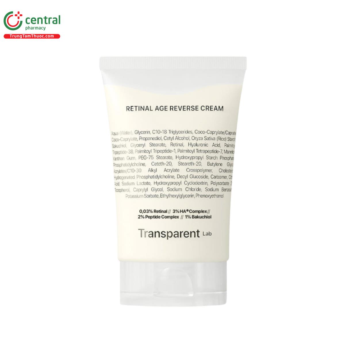 transparent lab retinal age reverse cream 2 I3323