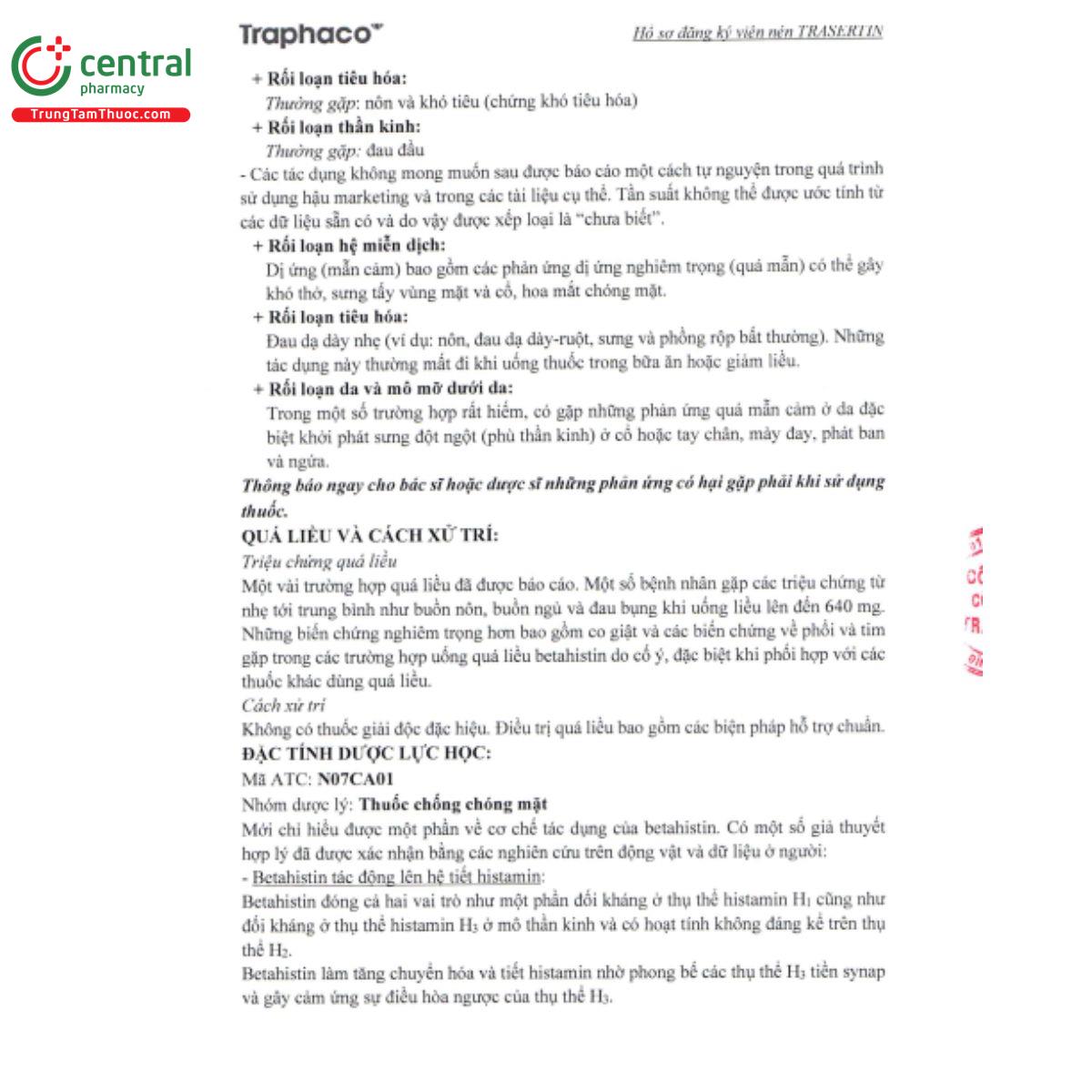 trasertin 16mg 6 F2825