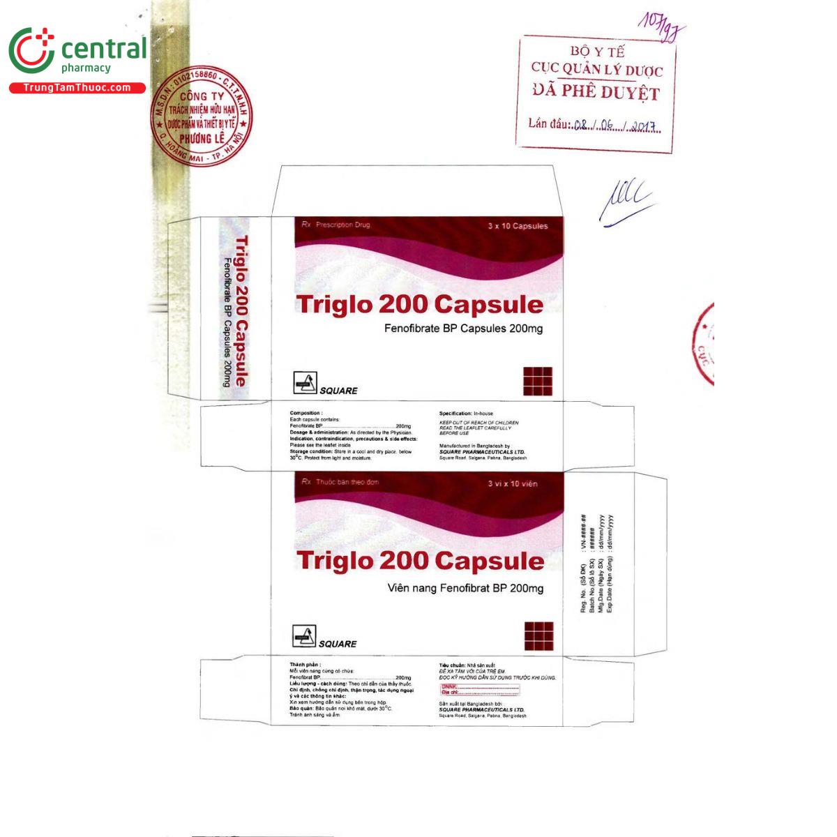 triglo 200 capsule 2 O5446 triglo 200 capsule 2 O5446