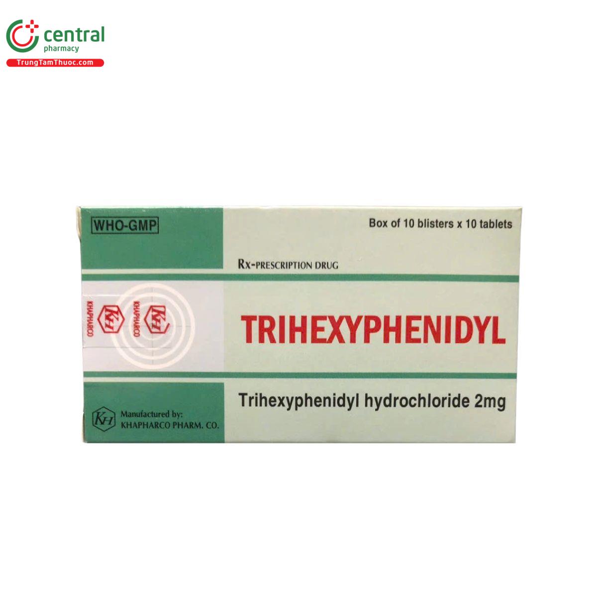 trihexyphenidyl 2mg khanh hoa 3 C1305 trihexyphenidyl 2mg khanh hoa 3 C1305