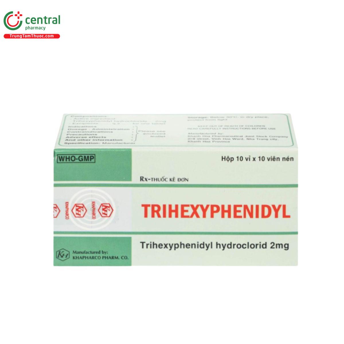 trihexyphenidyl 2mg khanh hoa 4 B0317 trihexyphenidyl 2mg khanh hoa 4 B0317