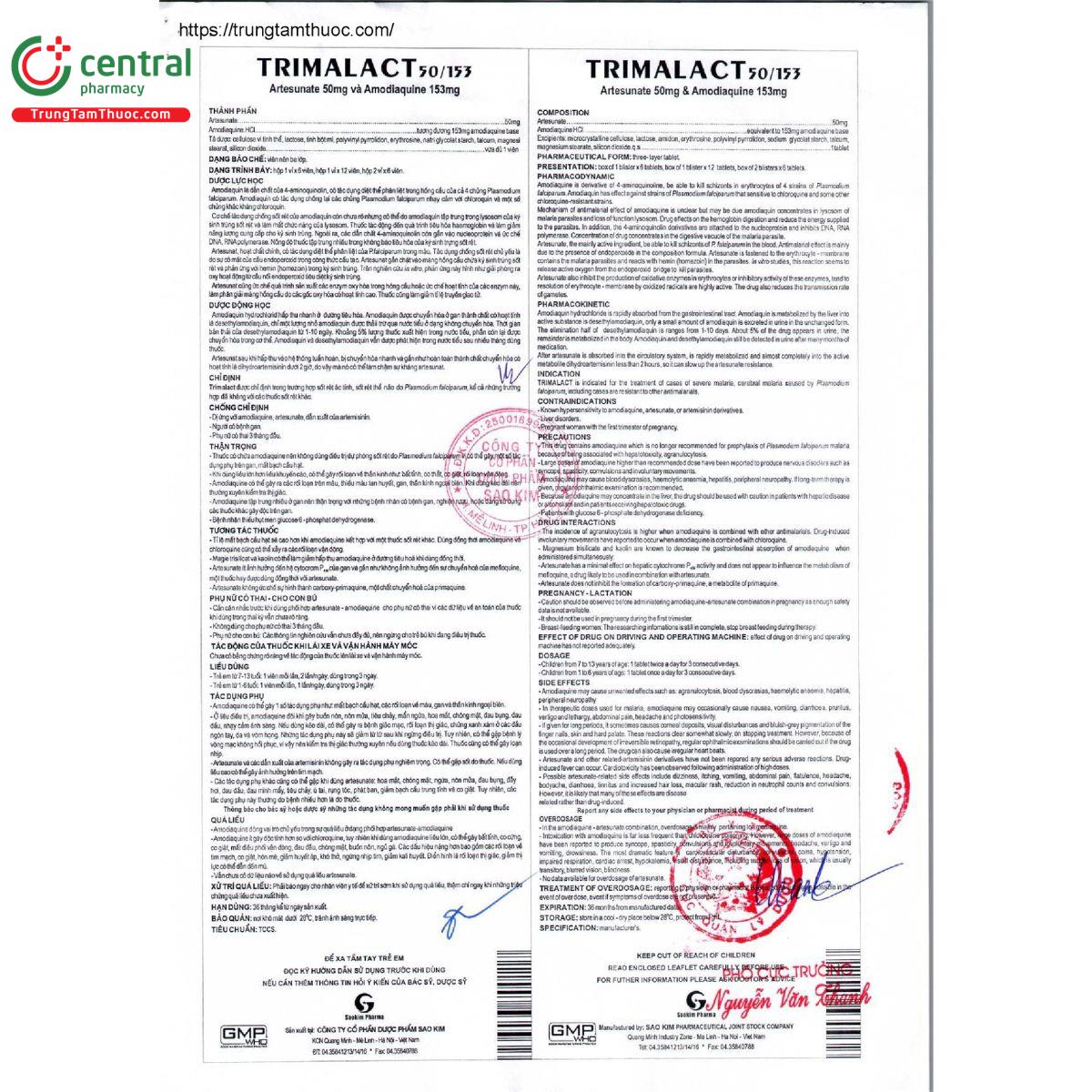 trimalact 50 153 5 V8861 trimalact 50 153 5 V8861