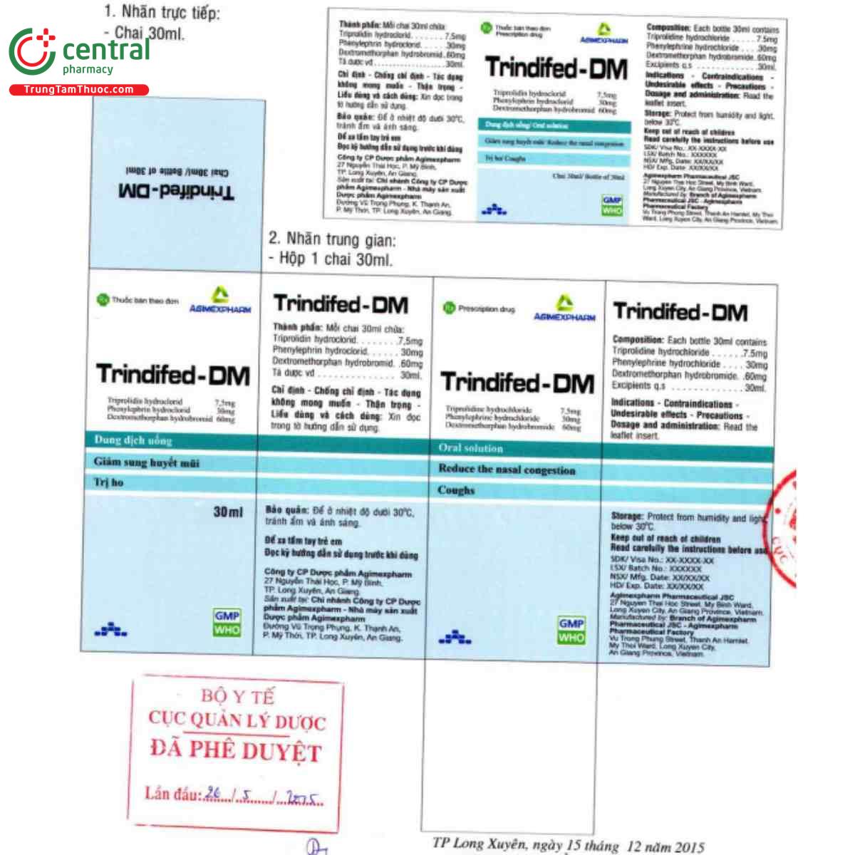 trindifed dm 6 H3406 trindifed dm 6 H3406