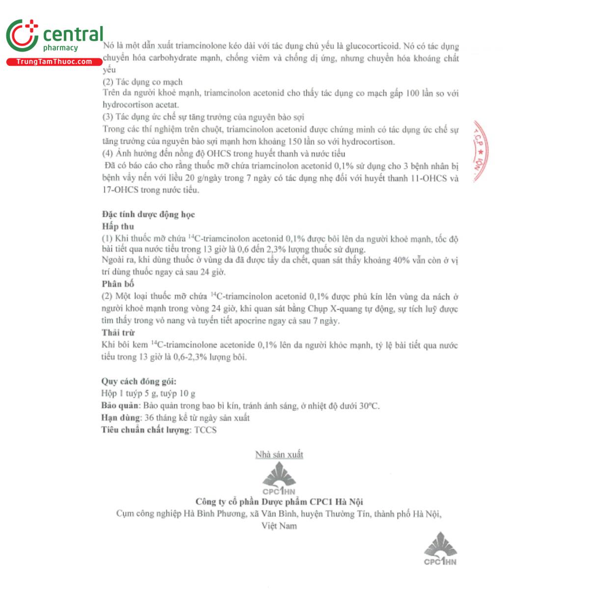 trinolon ointment 01 8 O5878