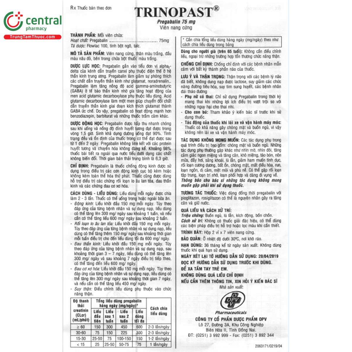 trinopast 75 7 E1046