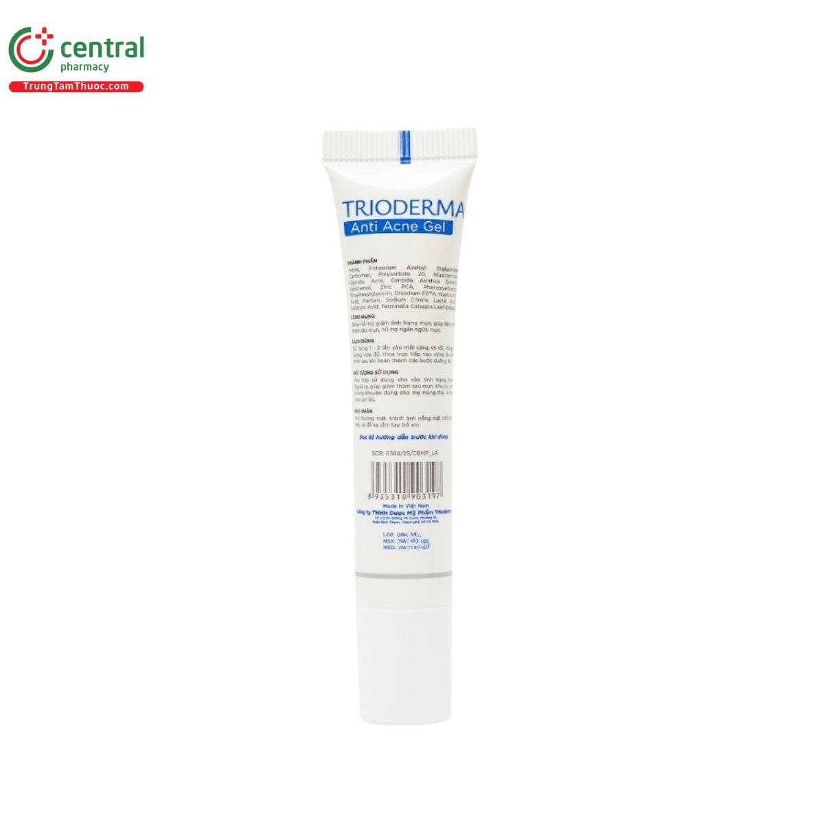 trioderma anti acne gel 10 C0312