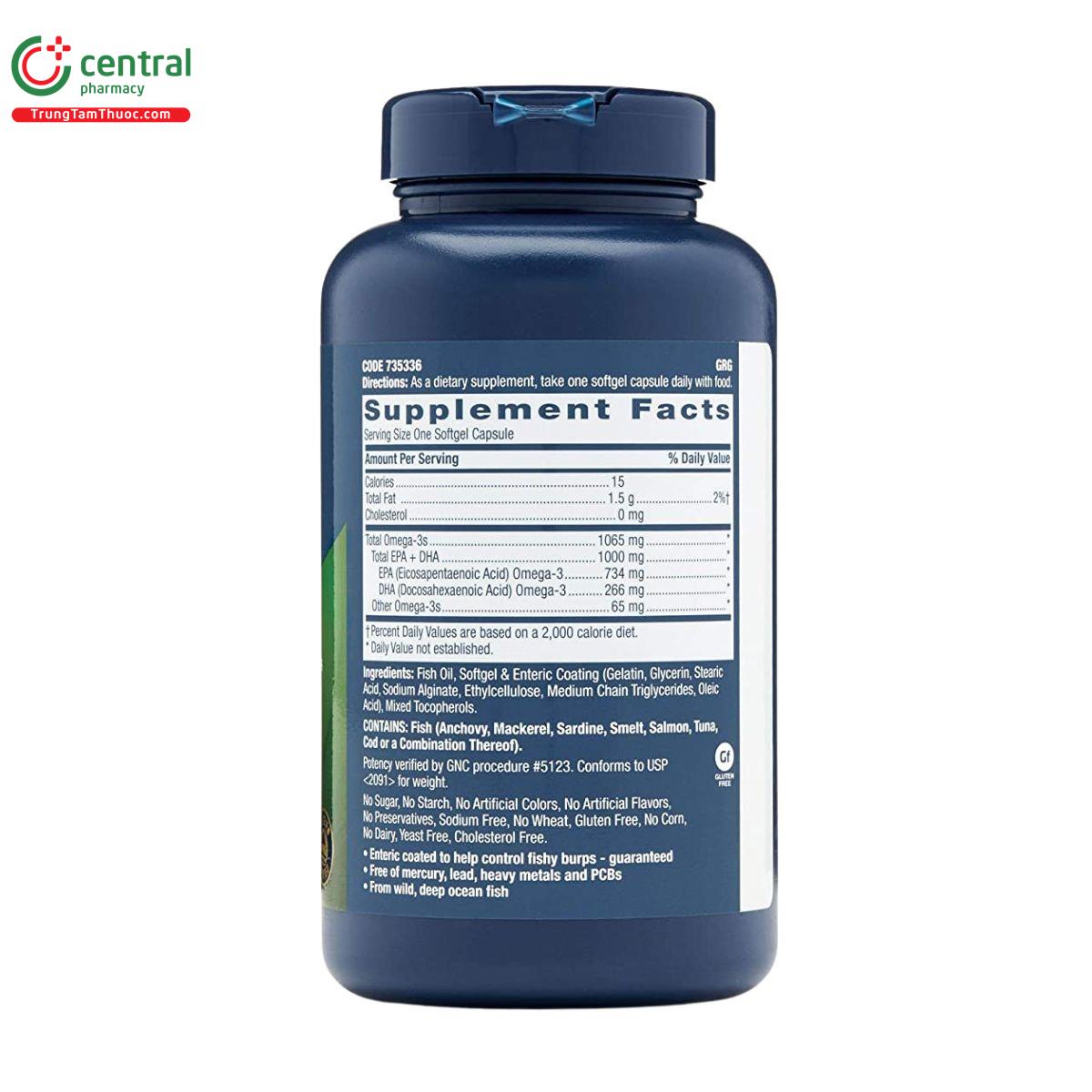 triple streng fish oil gnc 3 D1446 triple streng fish oil gnc 3 D1446