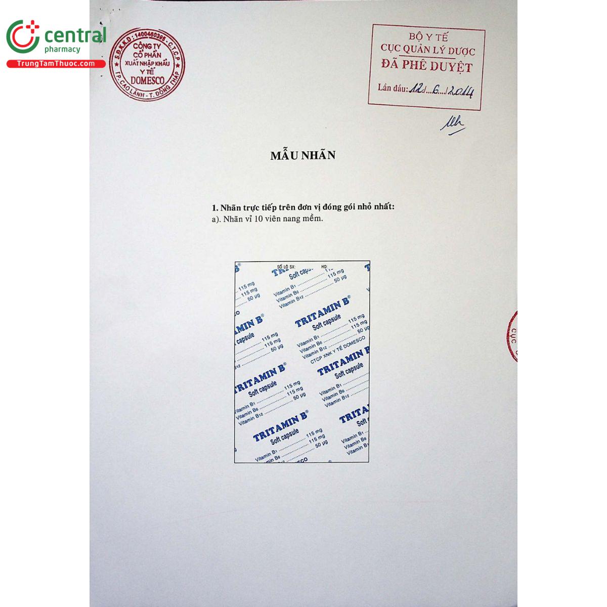 tritamin b 3 B0875 tritamin b 3 B0875