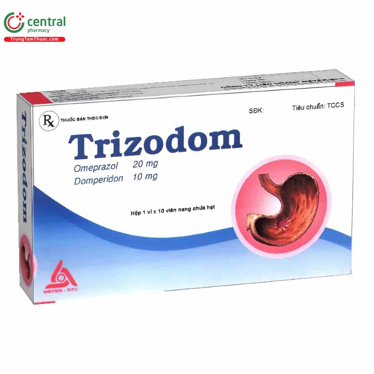Trizodom điều trị bệnh trào ngược dạ dày - thực quản hiệu quả
