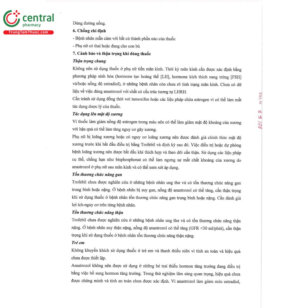 trofebil 1mg 3 N5438