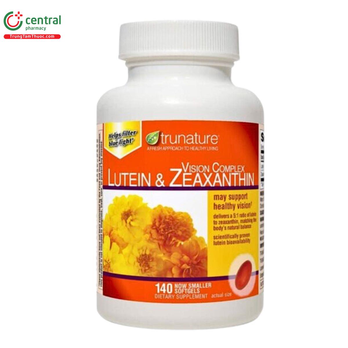 trunature vision complex lutein zeaxanthin 1 V8110