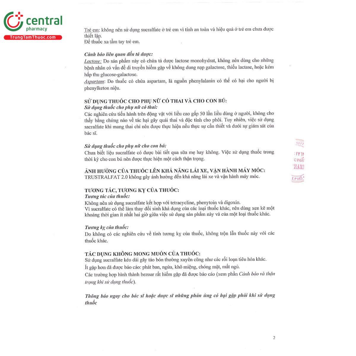 trustralfat 2 0 5 H2850