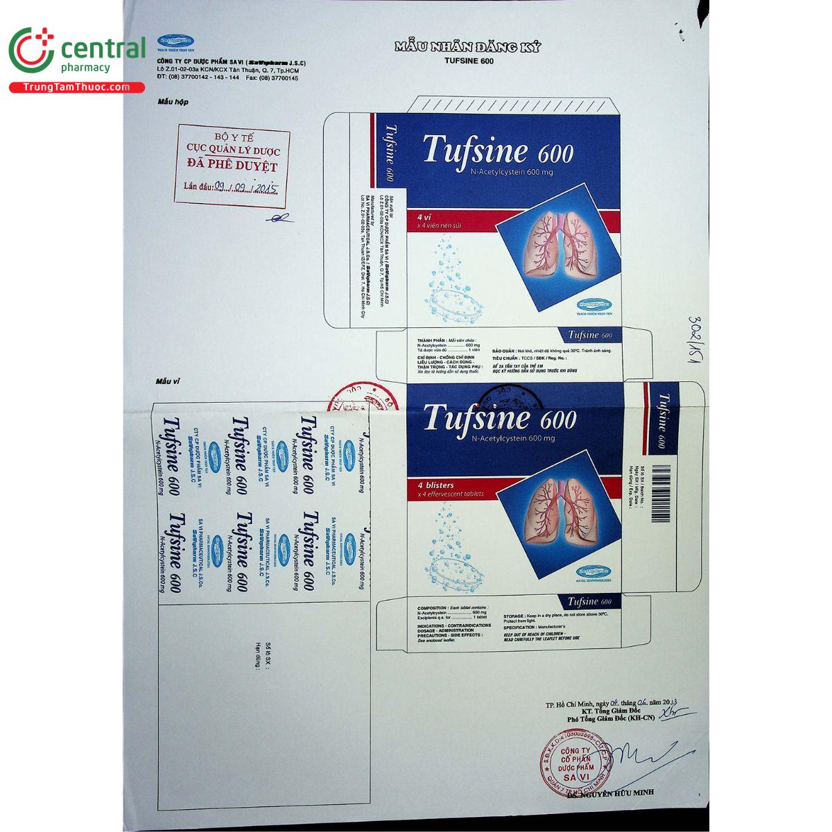 tufsine 600mg 2 V8844 tufsine 600mg 2 V8844