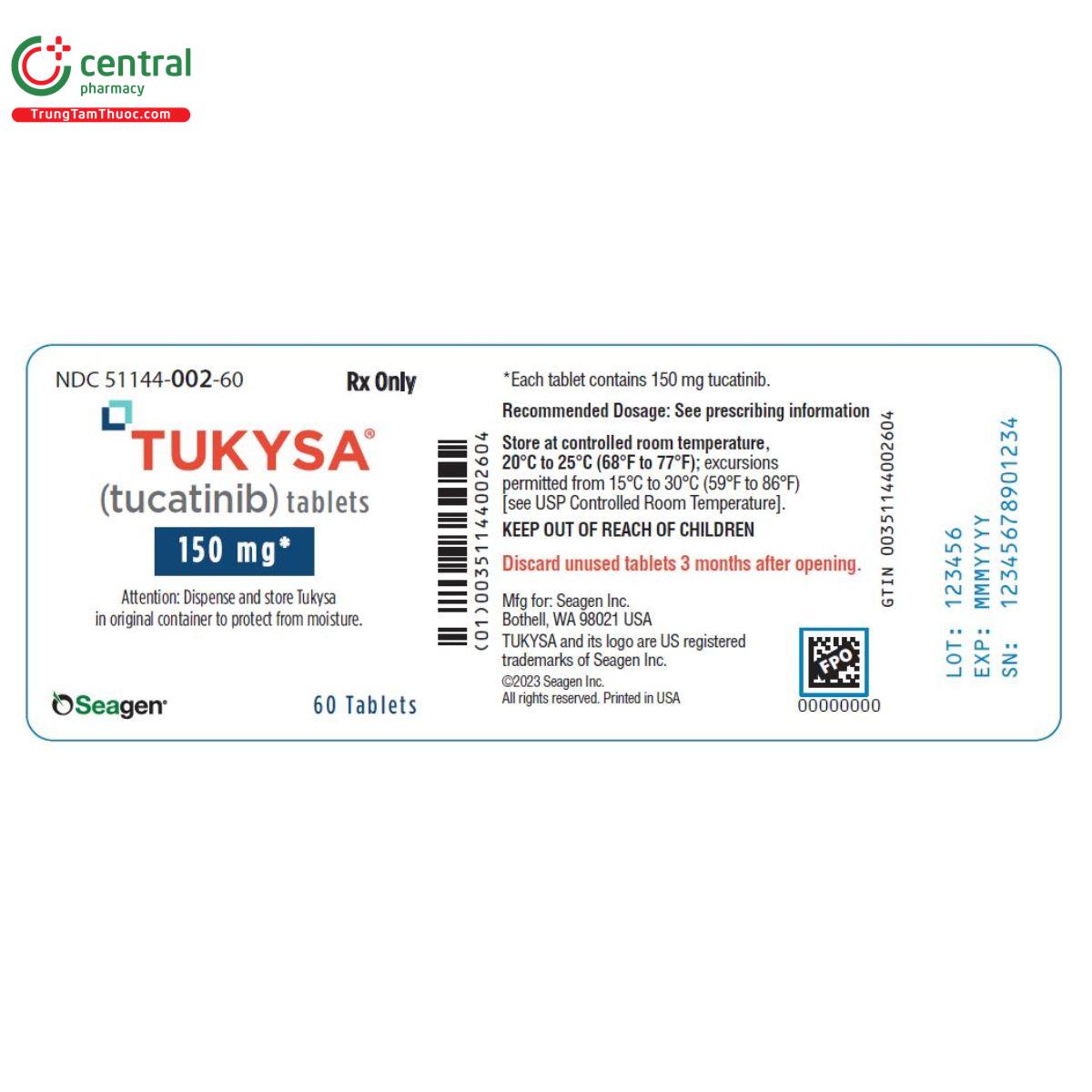 tukysa 150mg 9 N5058