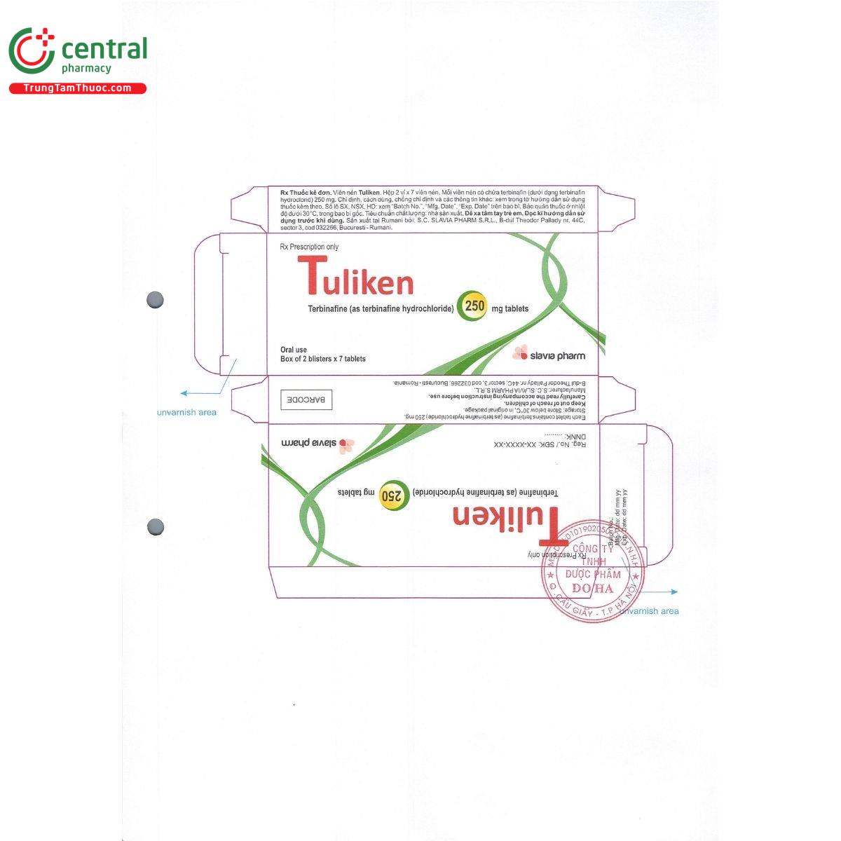 tuliken 250mg D1724 tuliken 250mg D1724
