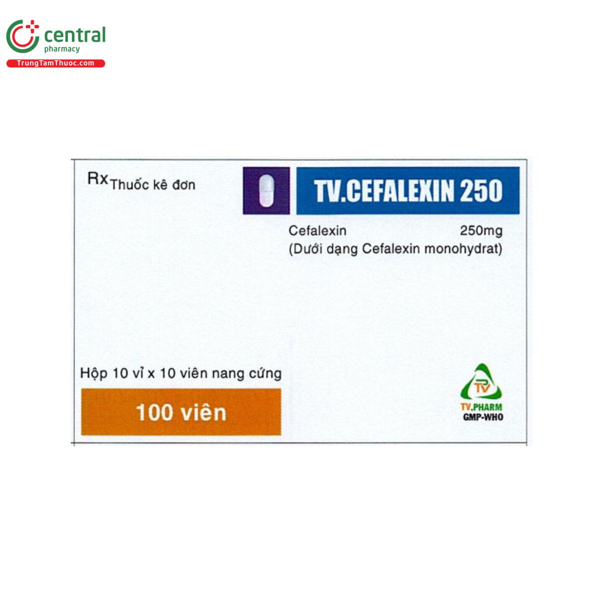 tv cefalexin 250mg 1 B0540 tv cefalexin 250mg 1 B0540