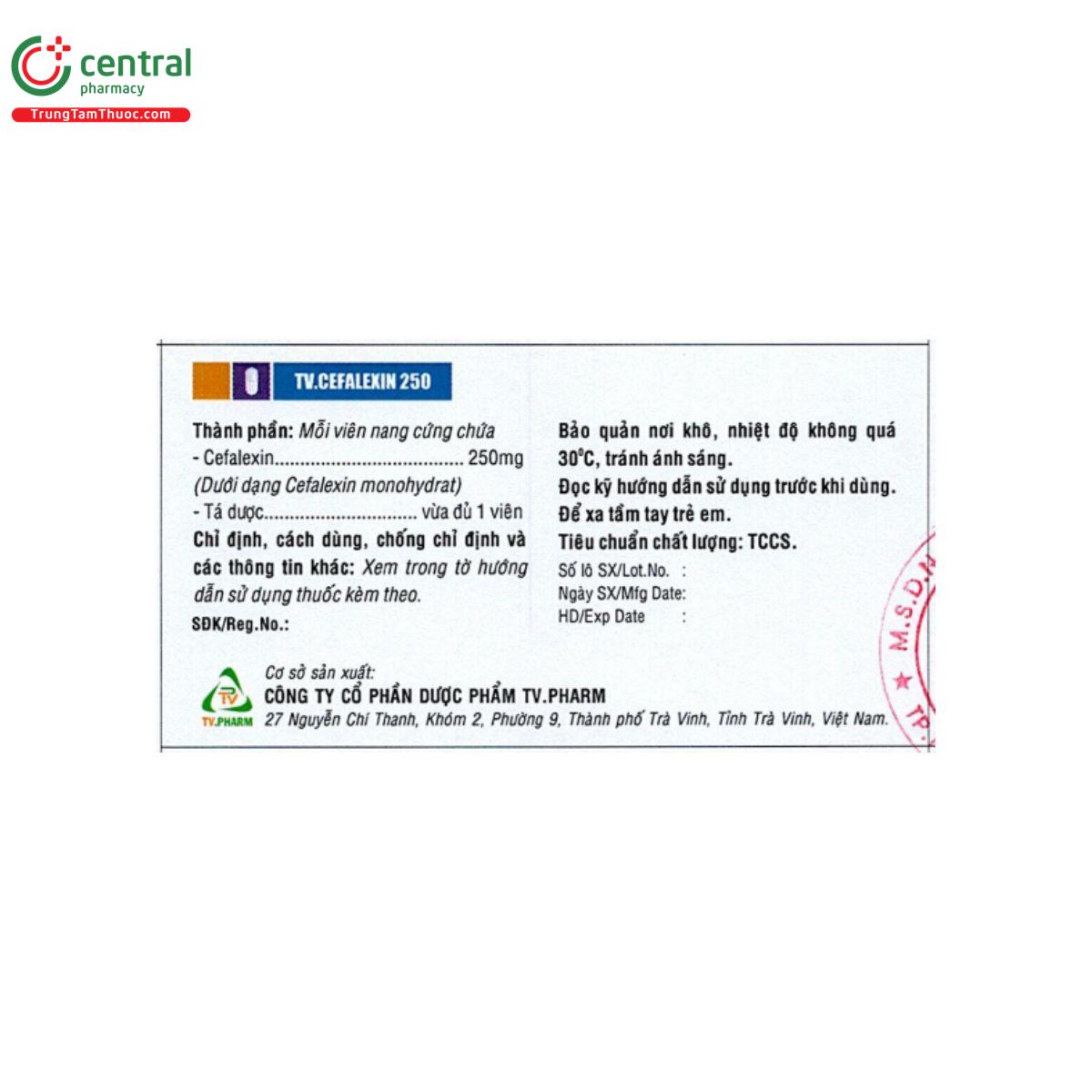 tv cefalexin 250mg 2 L4834 tv cefalexin 250mg 2 L4834