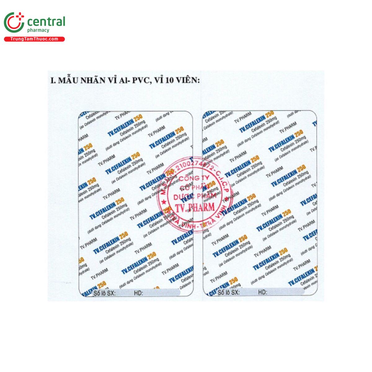 tv cefalexin 250mg 6 M5024 tv cefalexin 250mg 6 M5024