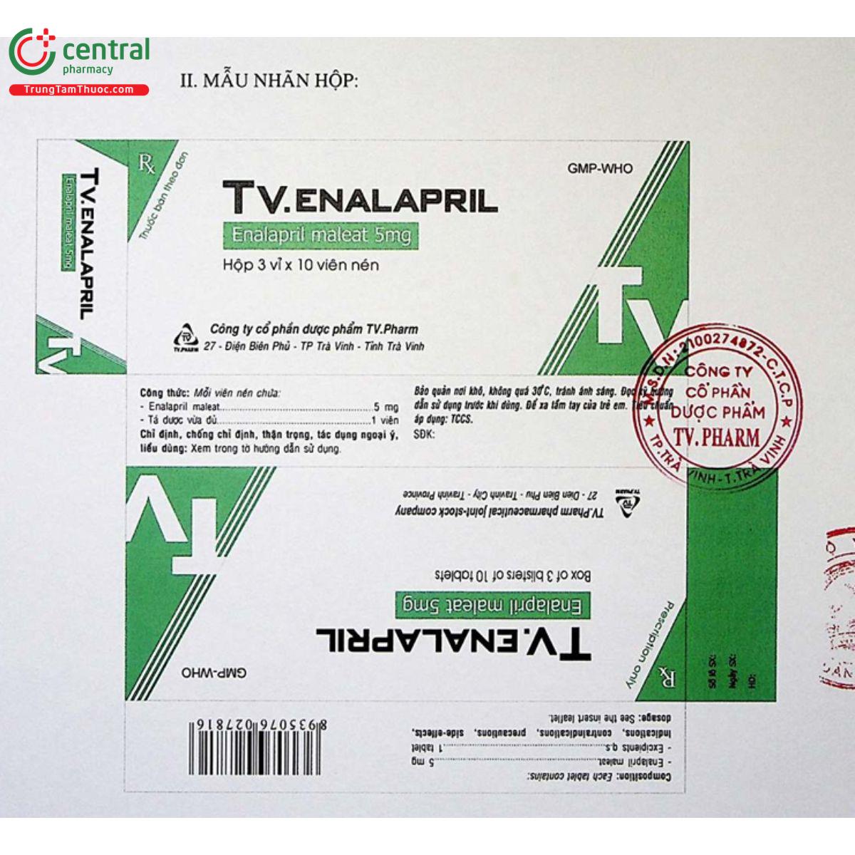 tv enalapril 2 B0112 tv enalapril 2 B0112