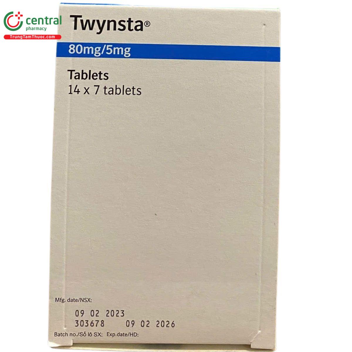 twynsta 80 5mg 4 G2838 twynsta 80 5mg 4 G2838
