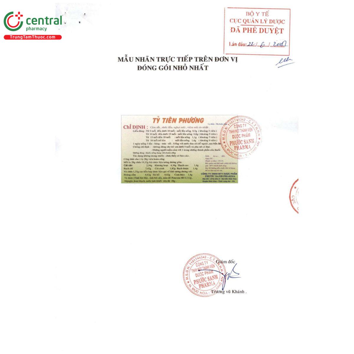 ty tien phuong phuoc sanh pharma 6 M5600 ty tien phuong phuoc sanh pharma 6 M5600