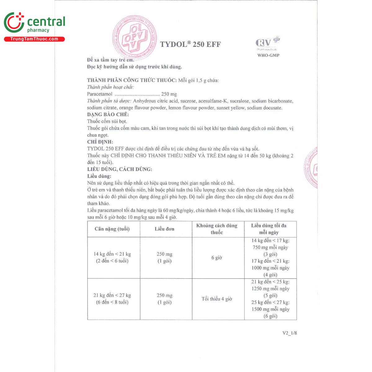 tydol 250 eff 3 E1046 tydol 250 eff 3 E1046