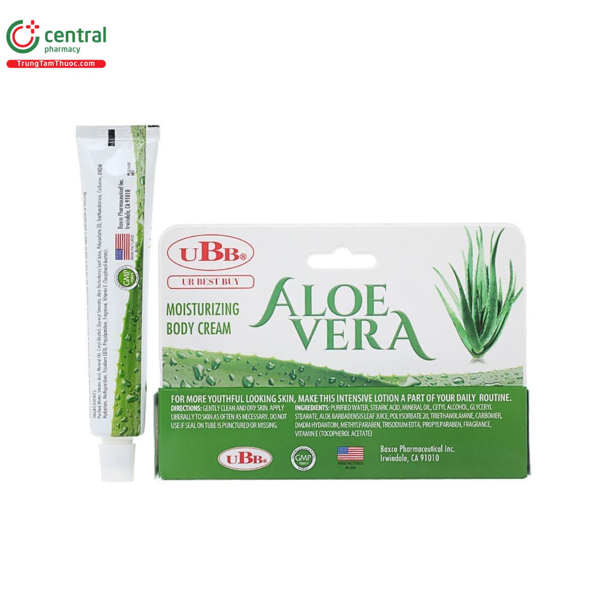 ubb aloe vera moisturizing body cream 3 B0742