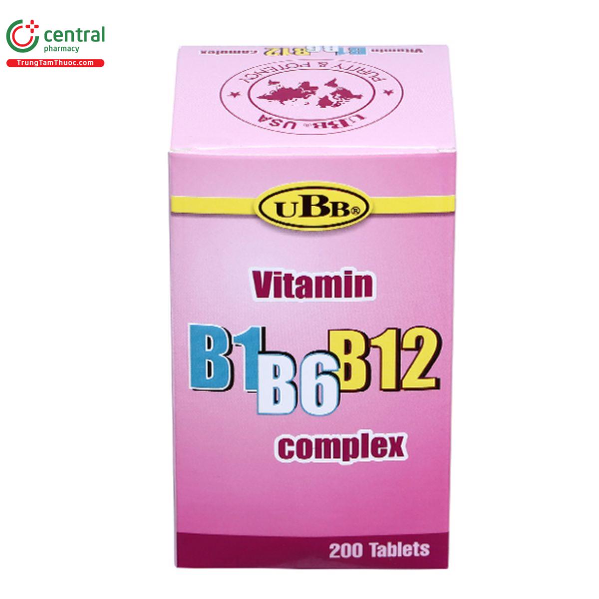 ubb vitamin b1 b6 b12 complex 3 U8341